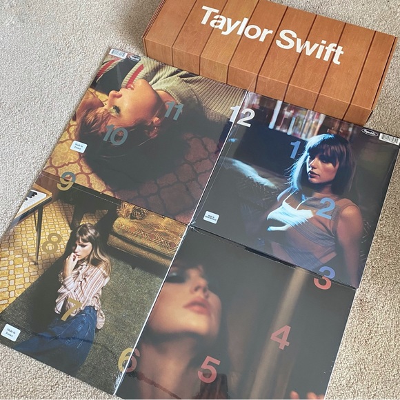 Taylor Swift Other - SEALED NEW Taylor Swift Midnights Vinyl SET OF 4 LPs  + VINYL CLOCK (NEW UNUSED)